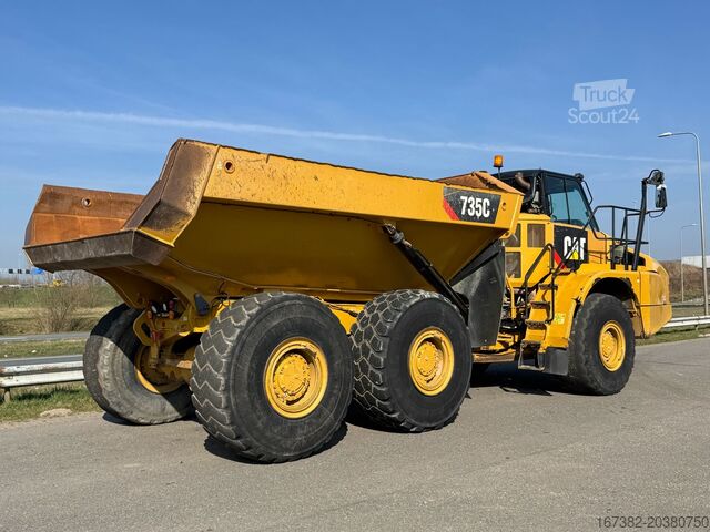Muldenfahrzeug Caterpillar 735C - Rebuild transmission
