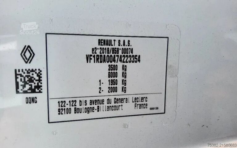 Ploščati dostavnik Renault Master 150.35  EURO 6  L2H2 GESLOTEN - BPM VRIJ