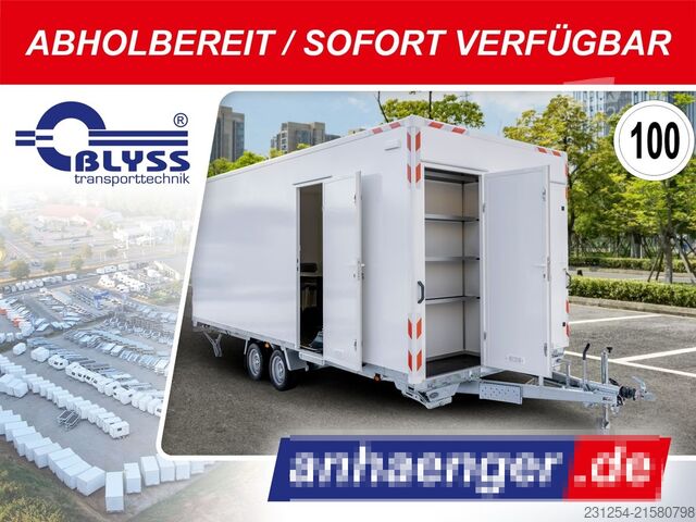 Roulotte da cantiere BLYSS Office 601 Bauwagen 600x230x230cm 2700kg