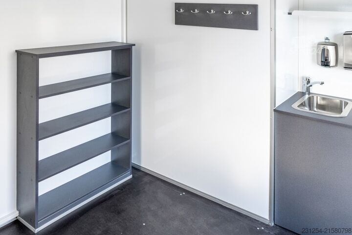 Roulotte da cantiere BLYSS Office 601 Bauwagen 600x230x230cm 2700kg