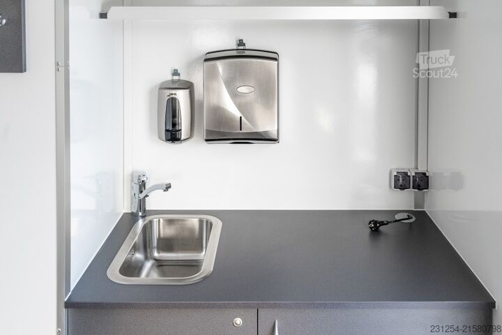 Roulotte da cantiere BLYSS Office 601 Bauwagen 600x230x230cm 2700kg