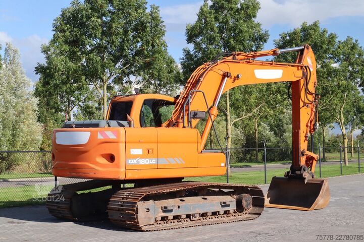 Rupsgraafmachine Doosan DX180LC | BUCKET | CW QUICK COUPLER