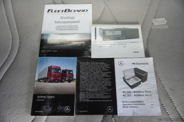 Platforma so stĺpikmi Mercedes-Benz Arocs 3563 8 × 4 / 630 HP /steered axle