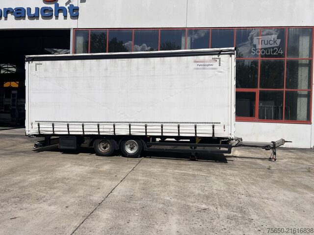 Open aanhangwagen met zeil Möslein TPW 105 D Schwebheim  Tandemplanenanhänger durchladbar