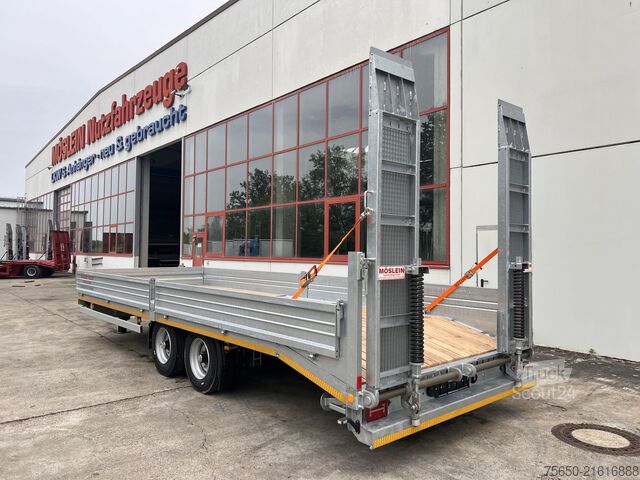 Dieplader oplegger Möslein TTT 11- 7,28  Neuer Tandemtieflader, 7,28 m Ladefläche