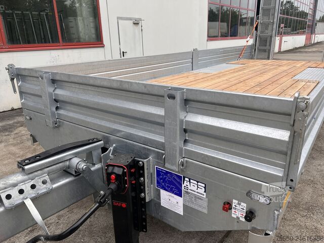 Dieplader oplegger Möslein TTT 11- 7,28  Neuer Tandemtieflader, 7,28 m Ladefläche