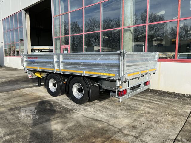 Kiepaanhangwagen Möslein TTD 19 B  19 t Tandemkipper- Tieflader, Breitbereifung
