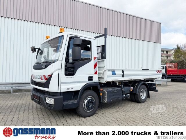 Furgón volquete Iveco ML80E21 4x2, 2x AHK, mehrfach vorhanden!