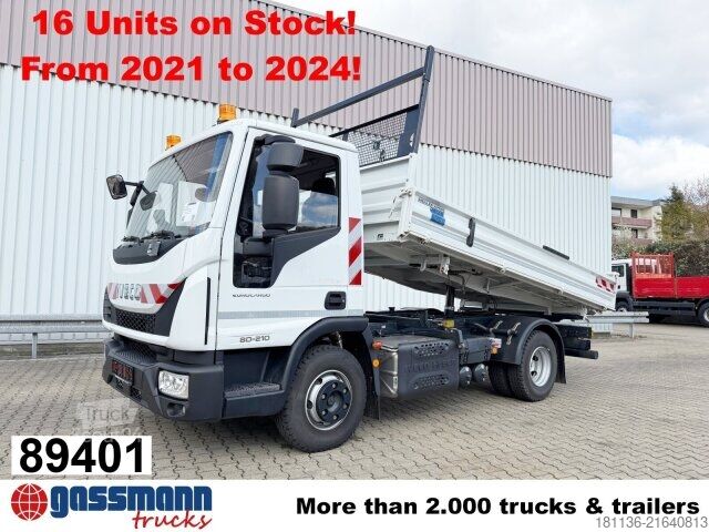Furgón volquete Iveco ML80E21 4x2, 2x AHK, mehrfach vorhanden!