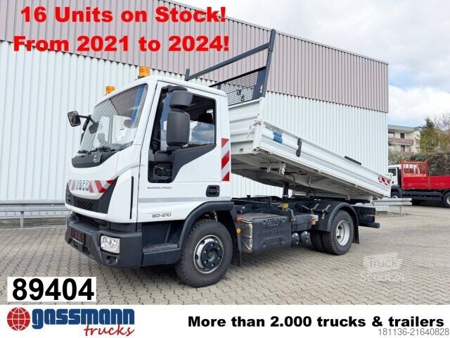 Furgón volquete Iveco ML80E21 4x2, 2x AHK, mehrfach vorhanden!