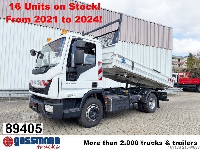 Furgón volquete Iveco ML80E21 4x2, 2x AHK, mehrfach vorhanden!