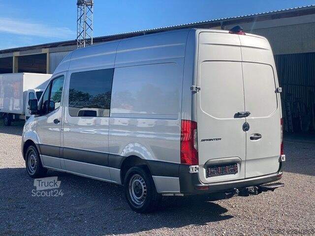 Furgón cerrado de techo alto y batalla larga Mercedes-Benz Sprinter 317 Mixto 5-Sitze.AHK-3,5t. ST