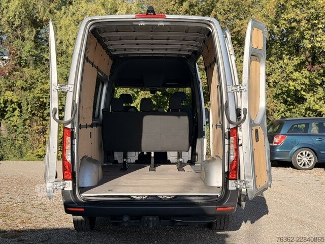 Furgón cerrado de techo alto y batalla larga Mercedes-Benz Sprinter 317 Mixto 5-Sitze.AHK-3,5t. ST