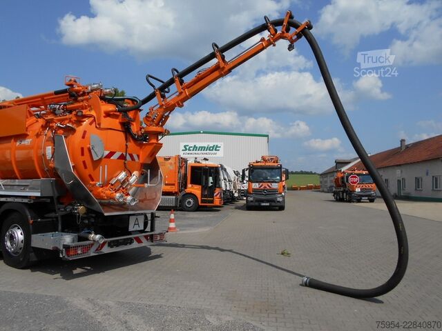 вакуумний автоцистерна Mercedes-Benz Actros 2543 L 6x2 / Pontos 14 piston