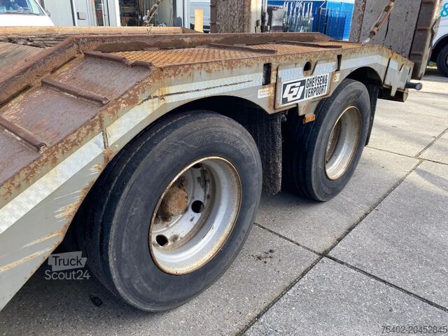 Semi carregador baixo Gheysen en Verpoort S3620C / Extendable / Hydraulic Ramps / 36 Ton