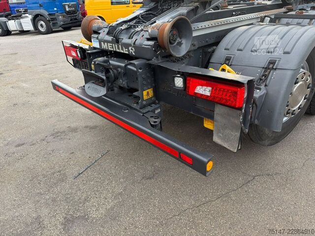 Abrollkipper SCANIA G450 6x2*4 Meiller ACC Retarder 221tkm Original!