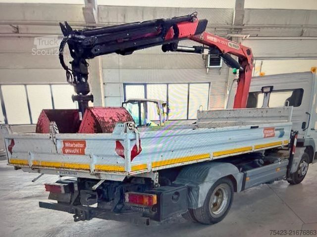 Autocamion basculant tridirecțional MERCEDES-BENZ Atego 818 K Palfinger PK7001 Funk/Fern/Klima
