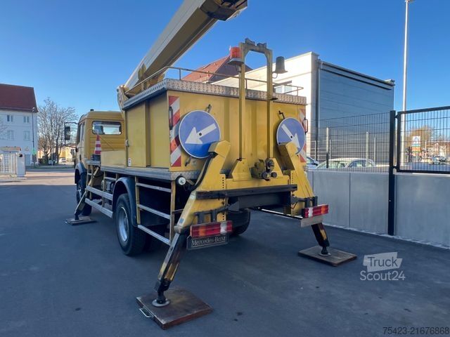 Platformă de lucru montată pe camion MERCEDES-BENZ SK 1417 4x4 Ruthmann T250