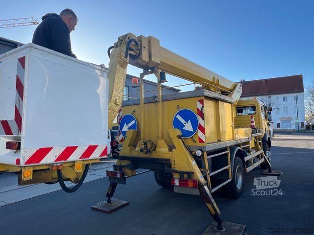 Platformă de lucru montată pe camion MERCEDES-BENZ SK 1417 4x4 Ruthmann T250