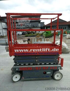 Çalışma aşamaları makas Skyjack SJ III 3219 Elektro 7,79 m