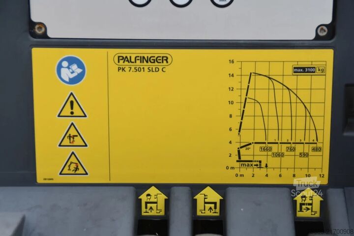 Kamion sa kranom DAF LF 230 4x2 + PALFINGER PK 7.501 SLD5 - AS GOOD ...