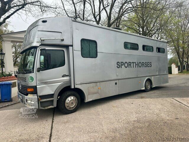 Фургон Mercedes-Benz Atego 1223 5 Pferde Wohnung Wohnmobilzulassung