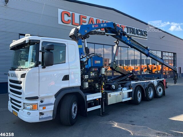 Système de bras à crochet Scania G 410 Euro 6 Hiab 21 Tonmeter laadkraan