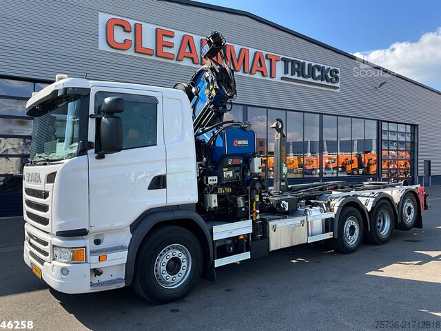 Système de bras à crochet Scania G 410 Euro 6 Hiab 21 Tonmeter laadkraan