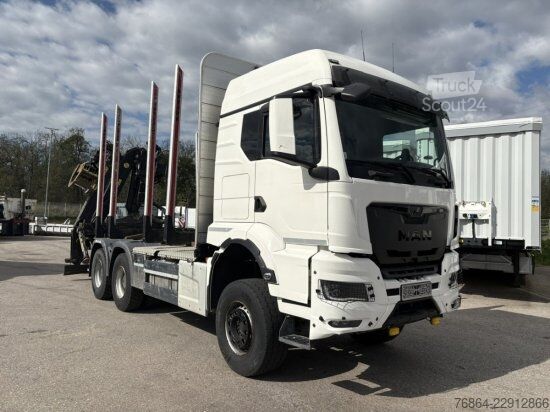 Φορτηγό μεταφοράς ξυλείας MAN TGS 33.510 BL 6X4, INTARDER, HOLZTRANSPORTER, LIV 120Z