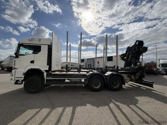 Φορτηγό μεταφοράς ξυλείας MAN TGS 33.510 BL 6X4, INTARDER, HOLZTRANSPORTER, LIV 120Z
