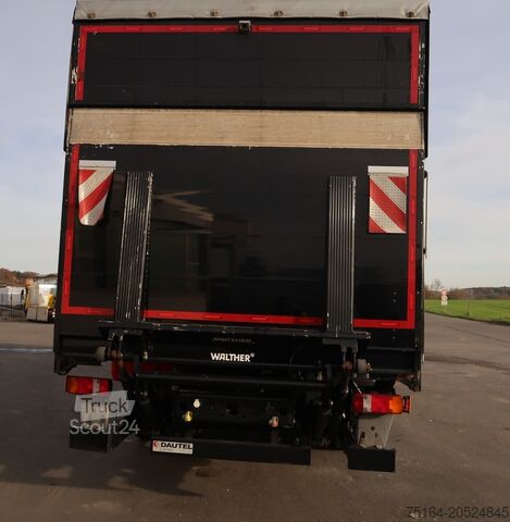 Truck with flatbed & tarpaulin MAN TGM 18.290 4x2 LL