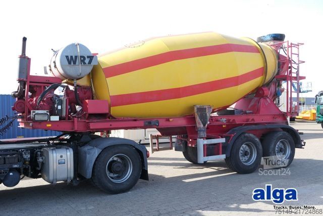 Auflieger  Prestel Betonmischer, 10m³, Sep. Motor, 2-Achser