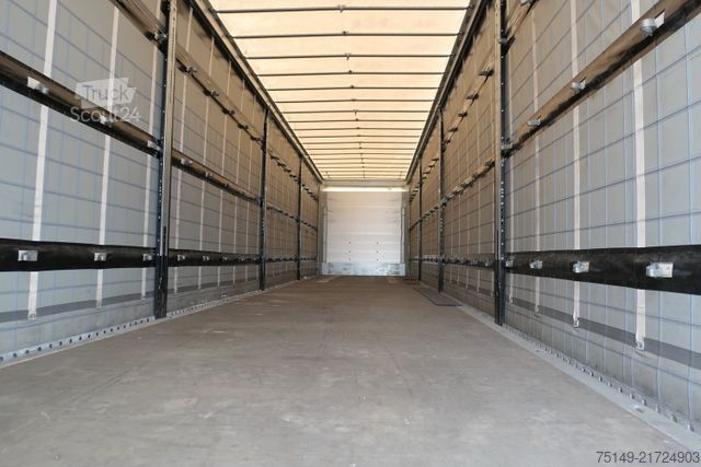 Відкритий напівпричіп з тентом SCHMITZ CARGOBULL SCS 24/L-13.62 EB, Verzinkt, SafetyRoof, Edscha