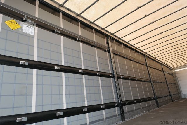 Відкритий напівпричіп з тентом SCHMITZ CARGOBULL SCS 24/L-13.62 EB, Verzinkt, SafetyRoof, Edscha