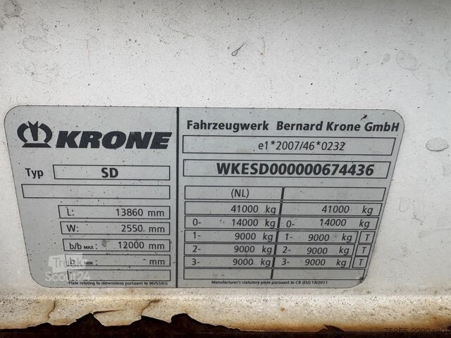 Schuifzeilen Krone N/A Steering-Lenkung / BPW Disc / Loading Lift ...