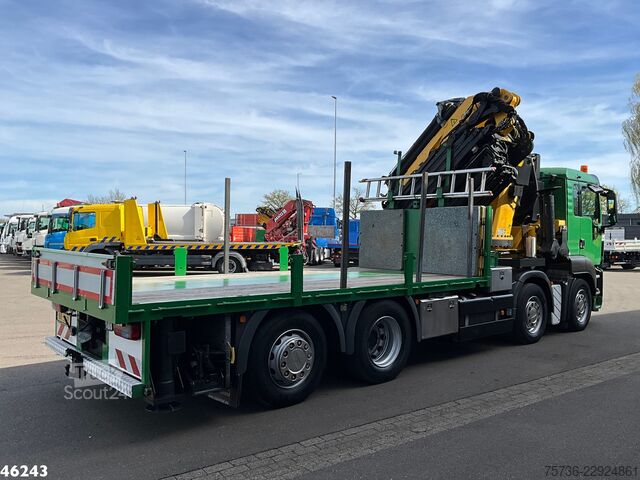 Camion-grue Man TGS 35.360 8x2 Palfinger 100 Tonmeter laadkraan...