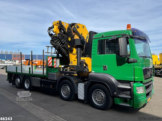 Camion-grue Man TGS 35.360 8x2 Palfinger 100 Tonmeter laadkraan...