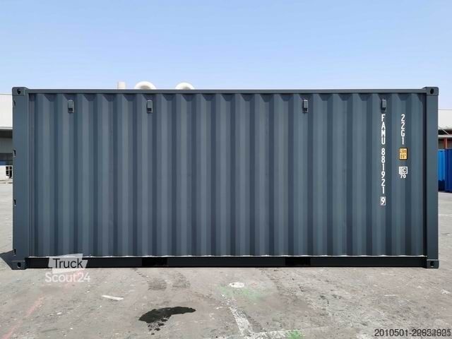 Scheepscontainer one Way Seecontainer / 20 Fuß / RAL 7016 Containerlager / Anthrazit