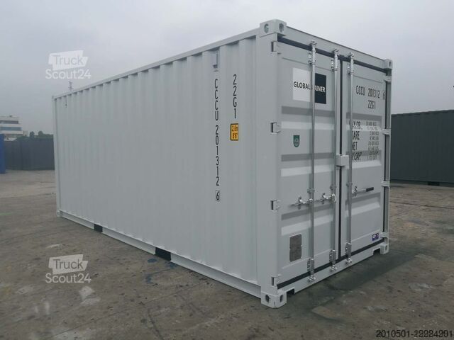 Scheepscontainer one Way Seecontainer / 20 Fuß / RAL 7016 Containerlager / Anthrazit