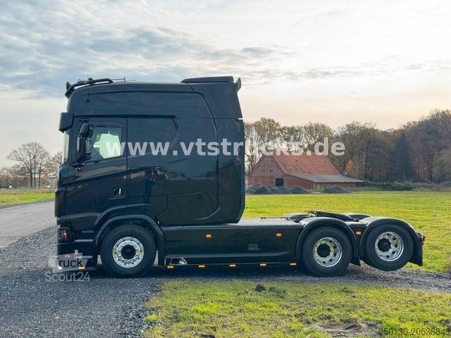 Стандартный седельный тягач SCANIA S 660 V8  Longliner ALU Voll Luft Retarder