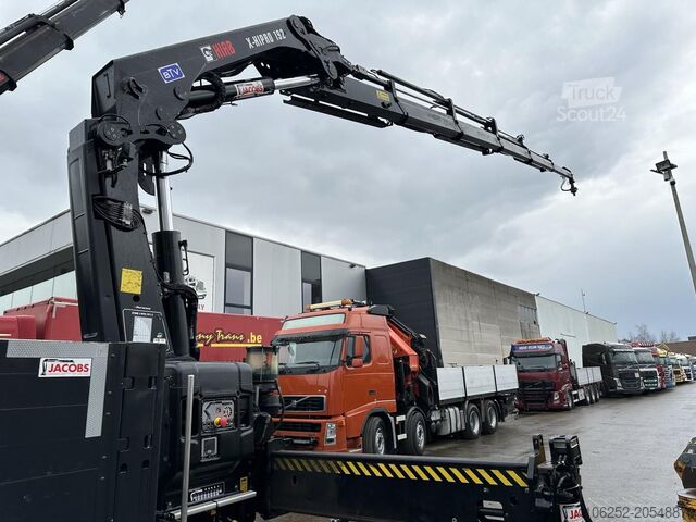 Lastplattform Volvo FM 460 8x4 TRIDEM + CRANE HIAB 192 E-5 X HIPRO ...