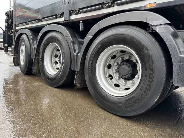 Lastplattform Volvo FM 460 8x4 TRIDEM + CRANE HIAB 192 E-5 X HIPRO ...