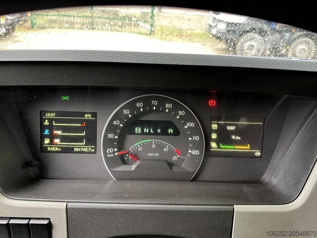 Lastplattform Volvo FM 460 8x4 TRIDEM + CRANE HIAB 192 E-5 X HIPRO ...