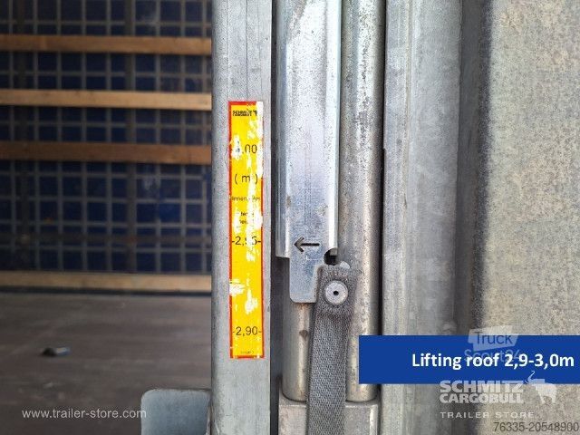 Auflieger mit Pritsche & Plane Schmitz Cargobull Curtainsider Mega