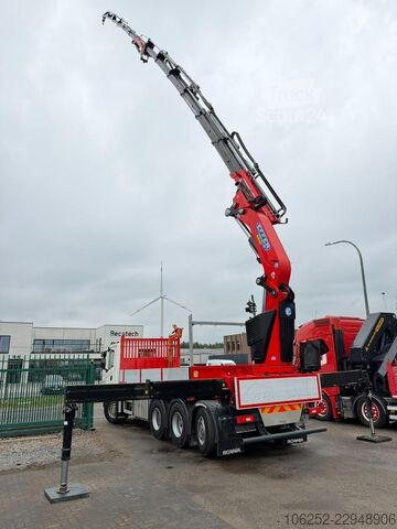 Læsseplatform Scania G410 8x4 PRITSCHE + KRAN 34m! EFFER 685/6S-JIB ...