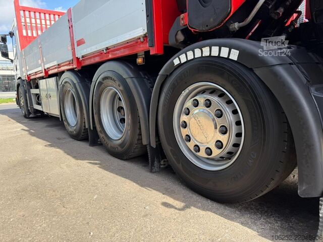 Læsseplatform Scania G410 8x4 PRITSCHE + KRAN 34m! EFFER 685/6S-JIB ...