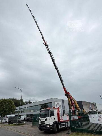 Læsseplatform Scania G410 8x4 PRITSCHE + KRAN 34m! EFFER 685/6S-JIB ...