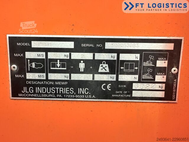 Teleskopik çalışma platformu JLG M450AJ HYBRID ONLY-235H 15700MM