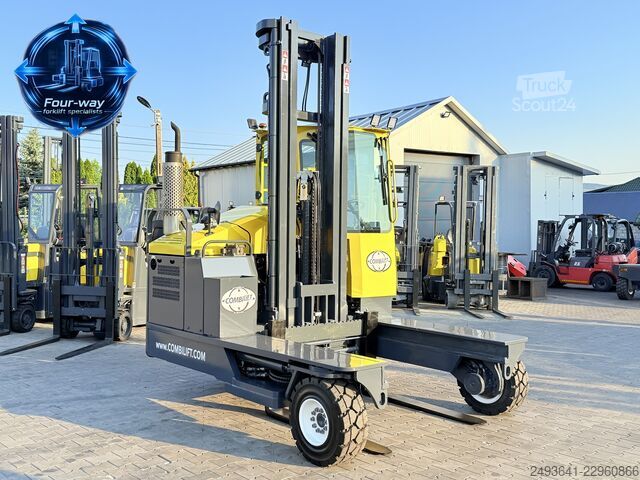 Fireveis truck Combilift C5000 XL GAS TRIPLEX 6920 FORK POSITIONE