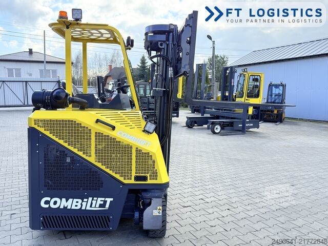 Wózek widłowy czterokierunkowy Combilift CB2500 GAS TRIPLEX 4900 FORK POSITIONER